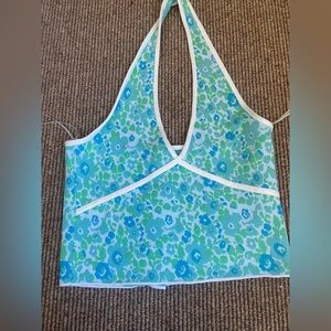Zara floral halter top